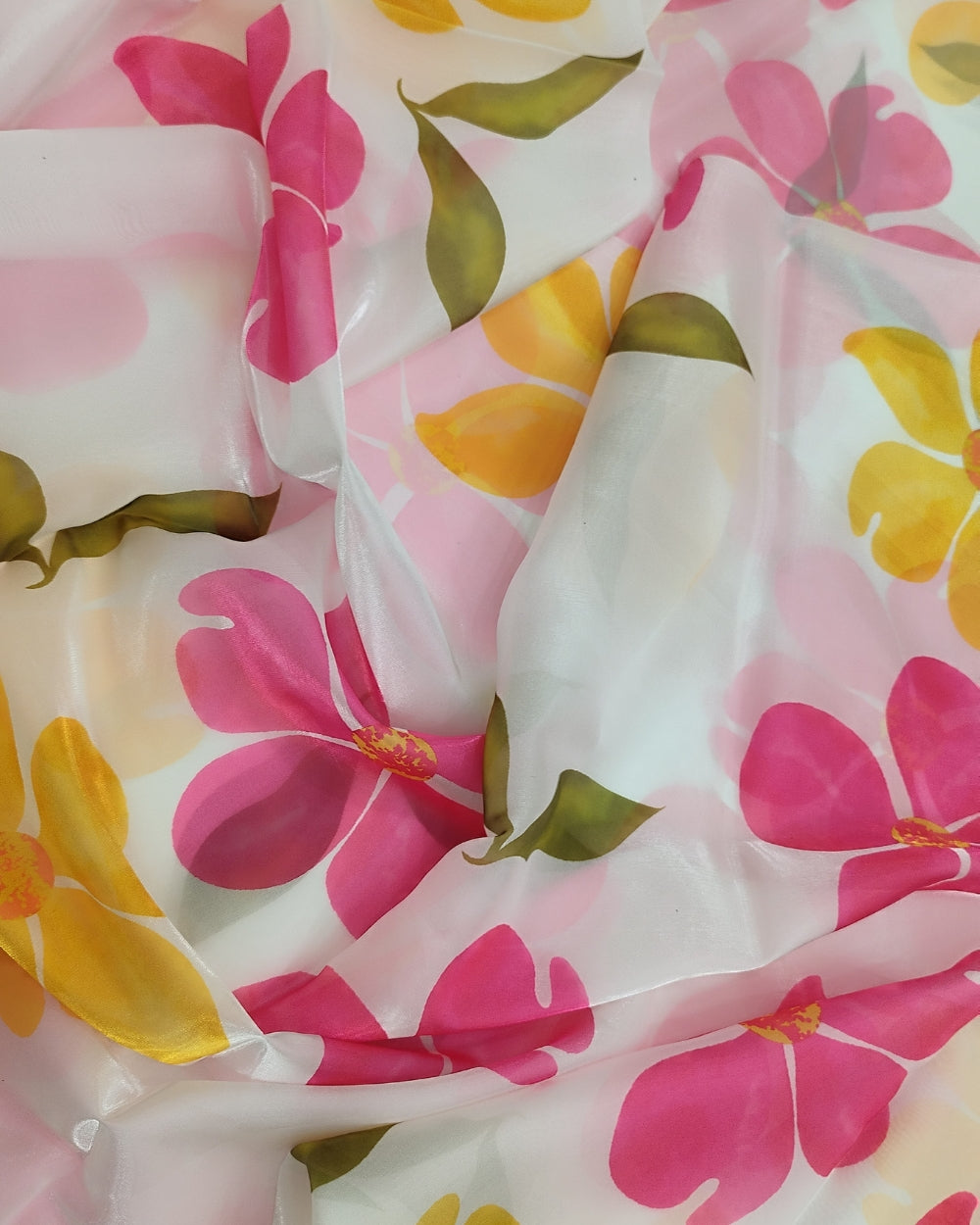Printed Jimmy Choo White Colour 44 Inches Width