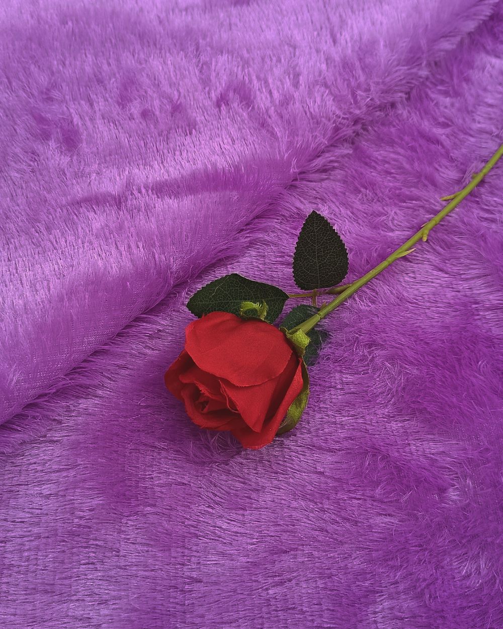Imported Fur Lavender Colour 60 Inches Width