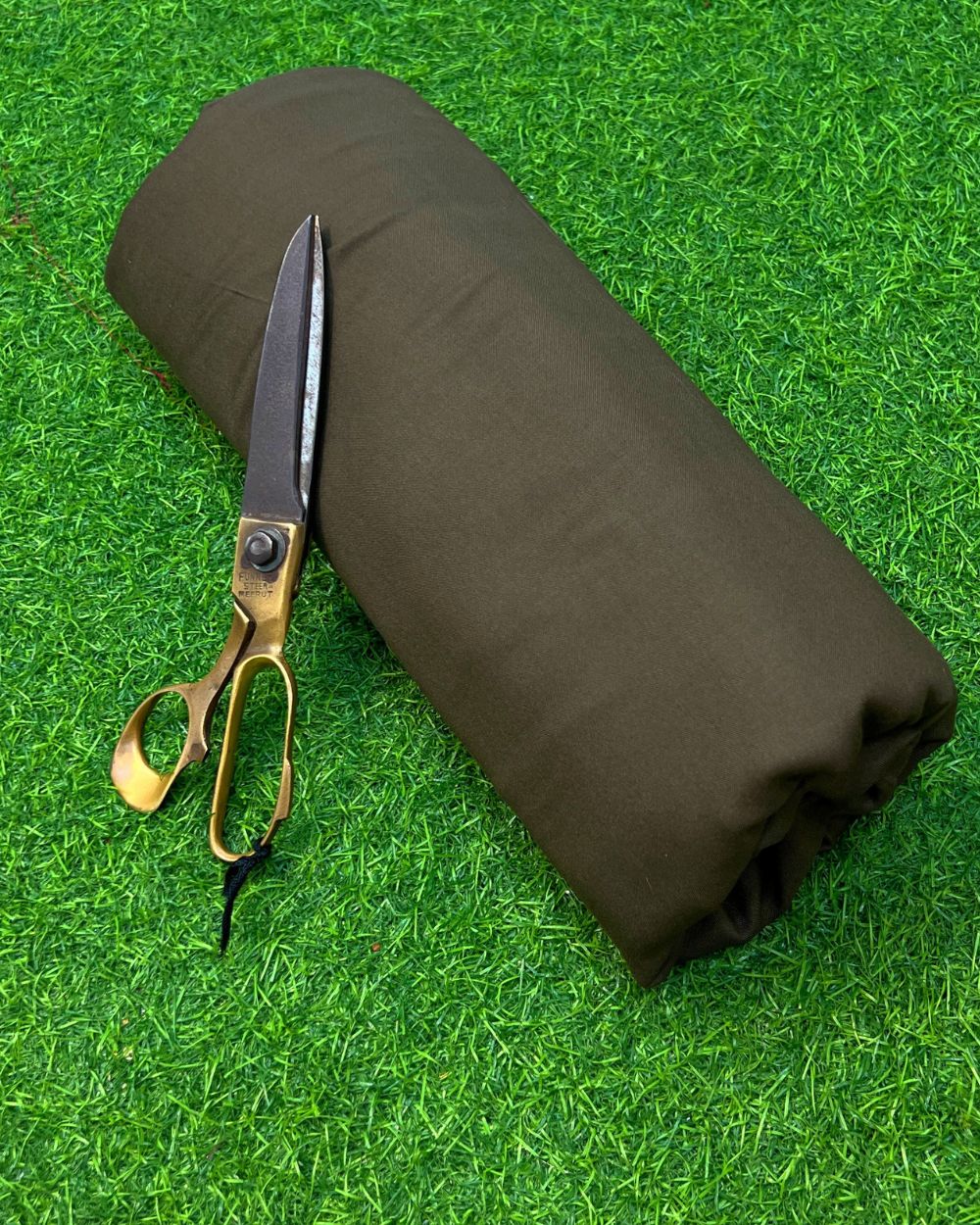 Plain Rayon-cotton Taupe Brown Colour 44 Inches Width