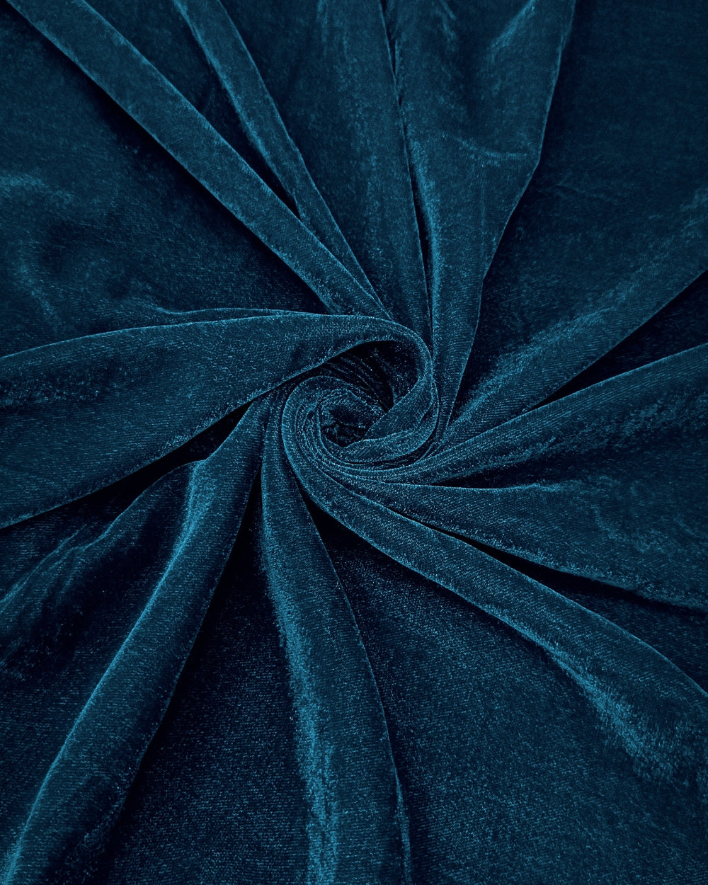 Plain Premium Velvet Peacock Blue Colour 42 Inches Width