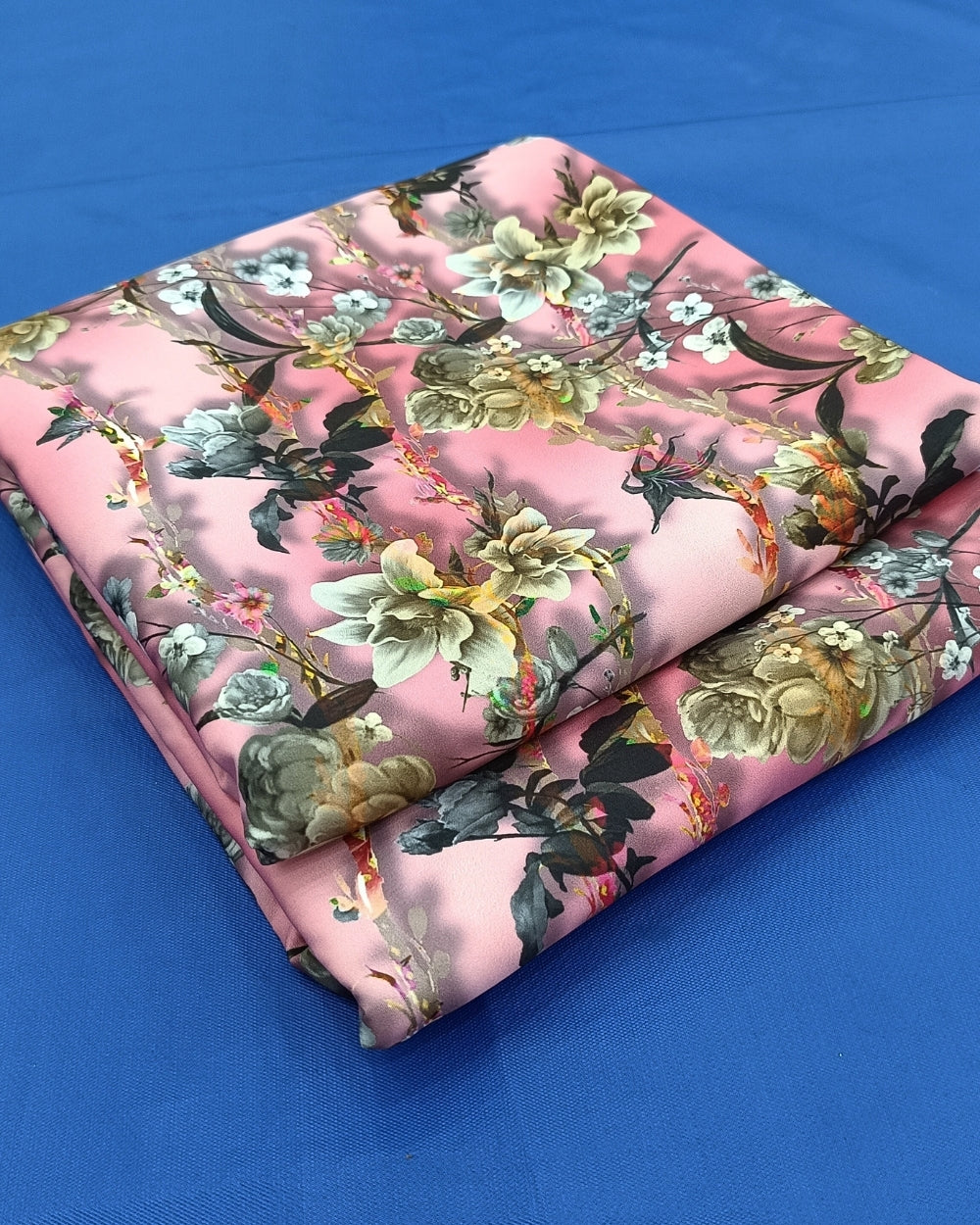 Printed Crepe Digital Peach Colour 44 Inches Width