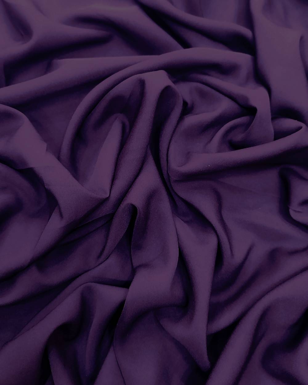 Plain Butter Crepe (American) Dark Wine Colour 42 Inches Width