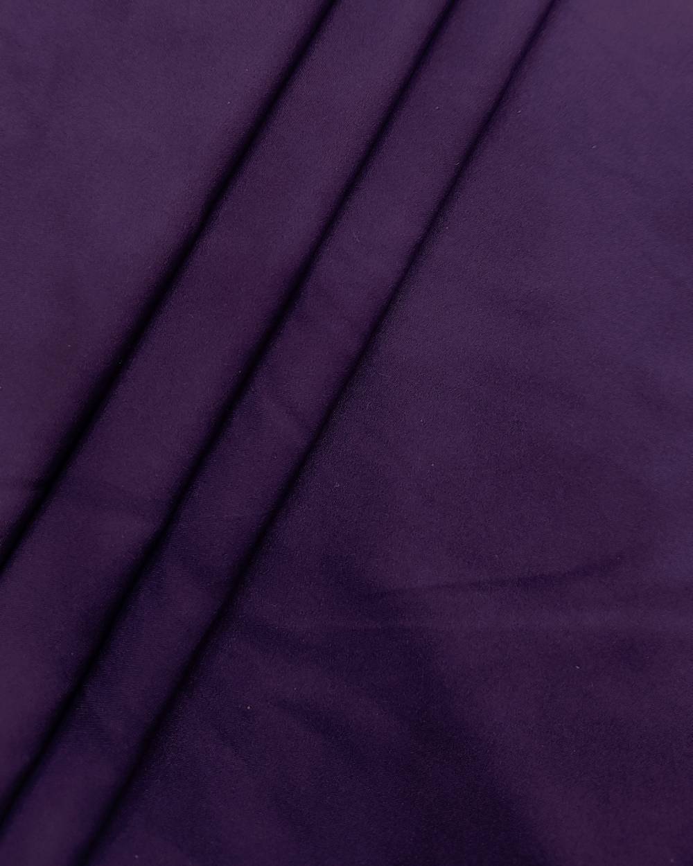 Plain Butter Crepe (American) Dark Wine Colour 42 Inches Width