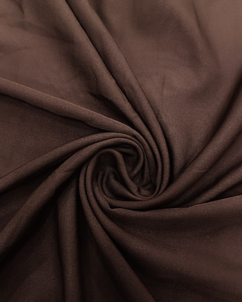 Plain Butter Crepe(American) Toffee Brown Colour 42 Inches Width