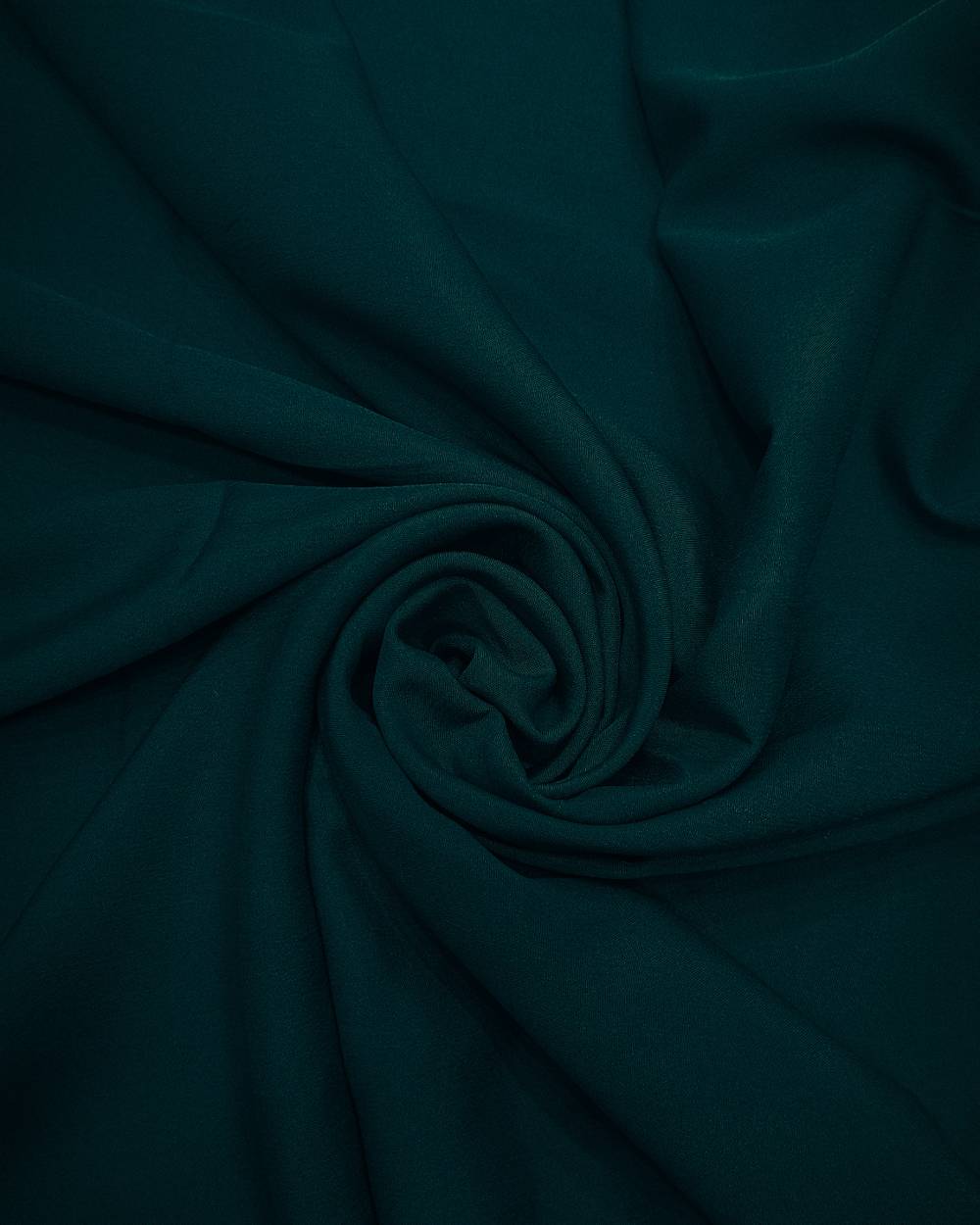 Plain Butter Crepe(American) Peacock Blue Colour 42 Inches Width