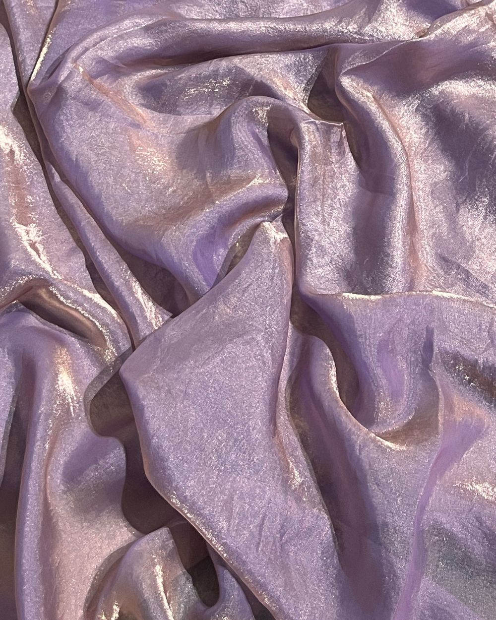 Plain Space Silk (Fendy Satin) Lavender Colour 45 Inches Width