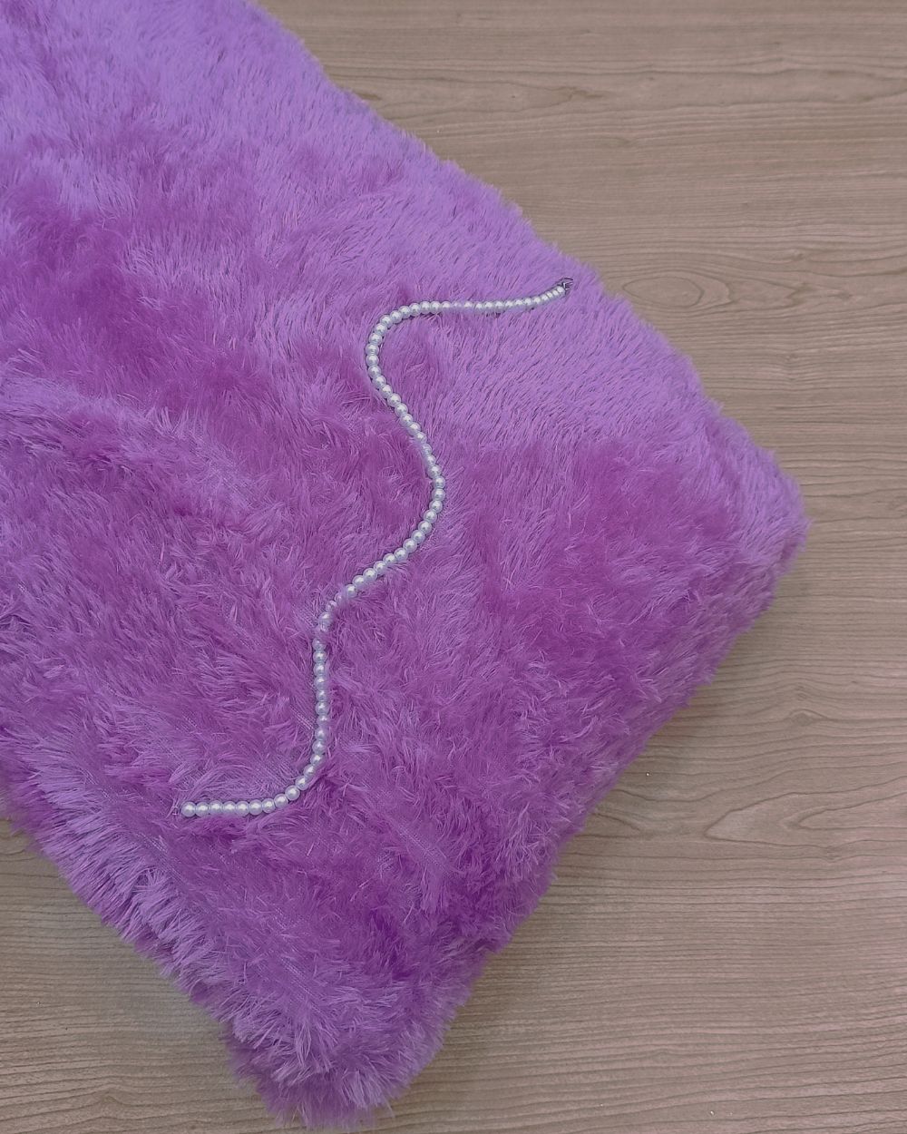 Imported Fur Lavender Colour 60 Inches Width