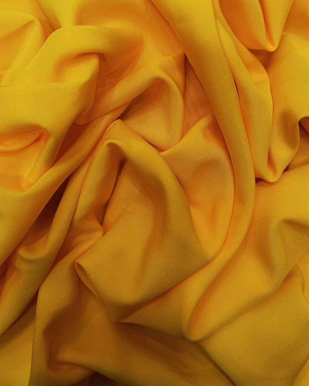 Plain Butter Crepe (American) Yellow Colour 42 Inches Width