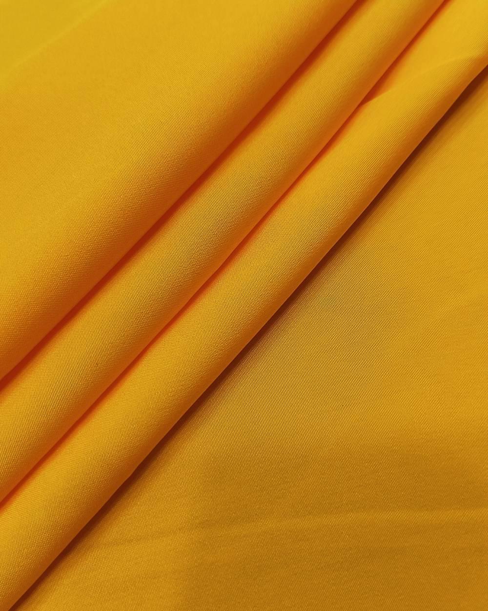 Plain Butter Crepe (American) Yellow Colour 42 Inches Width