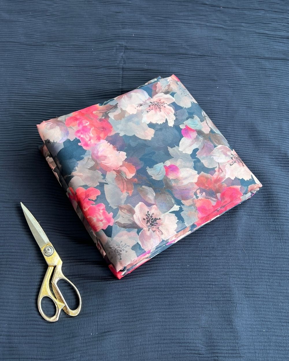 Premium Printed Organza Multicolor 42 Inches Width