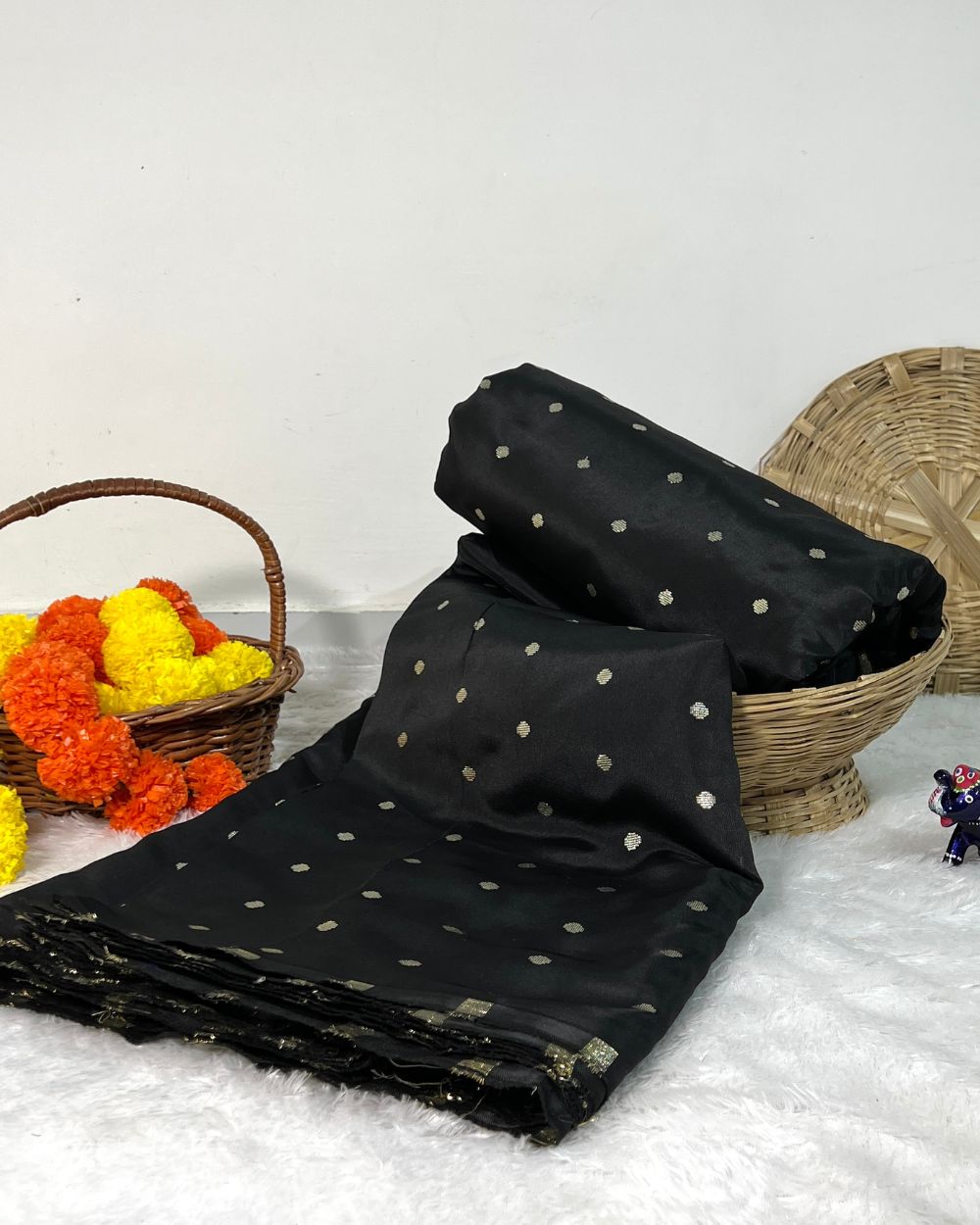 Taffeta Work Black Colour 60 Inches Width