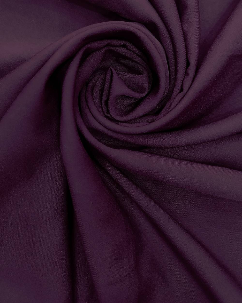 Plain Butter Crepe(American) Boysenberry Violet Colour 42 Inches Width