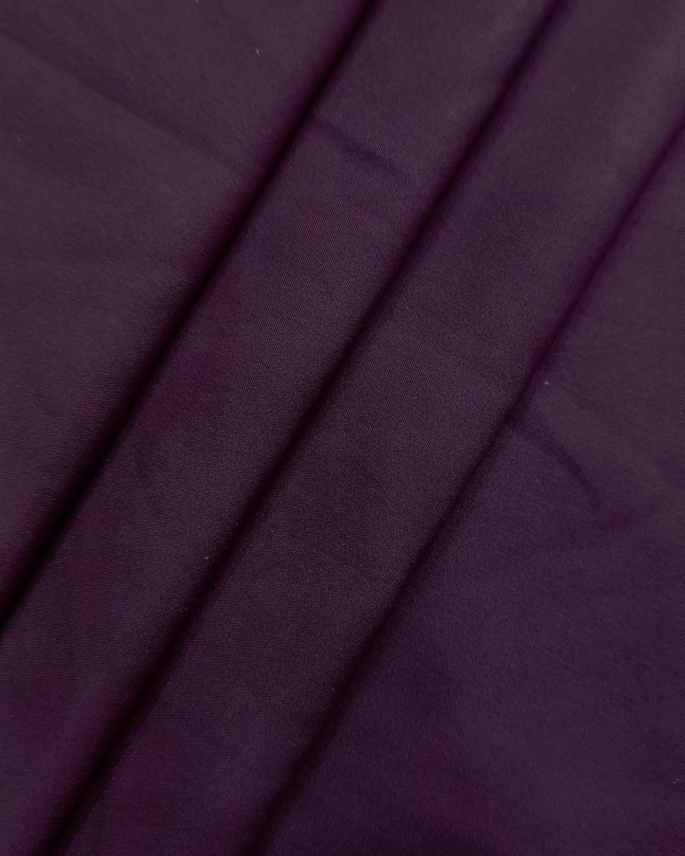 Plain Butter Crepe(American) Boysenberry Violet Colour 42 Inches Width