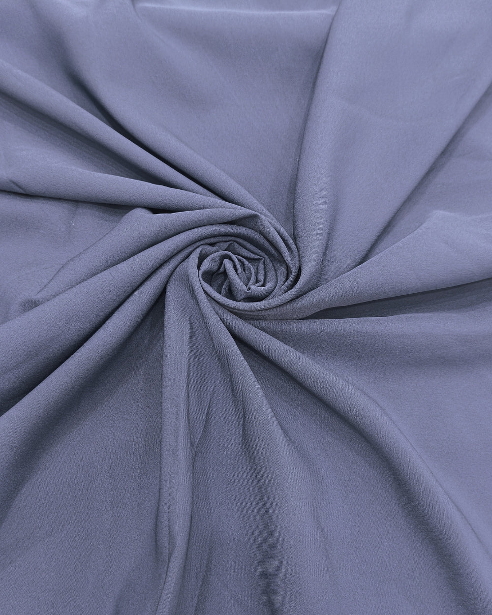 Plain Butter Crepe(American) Blue Grey Colour 42 Inches Width