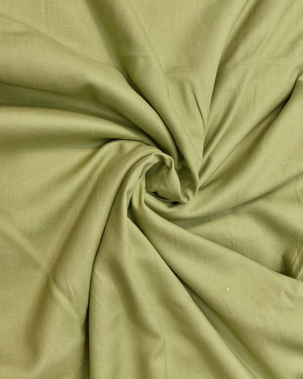 Plain Rayon-cotton Light Olive Green Colour 44 Inches Width