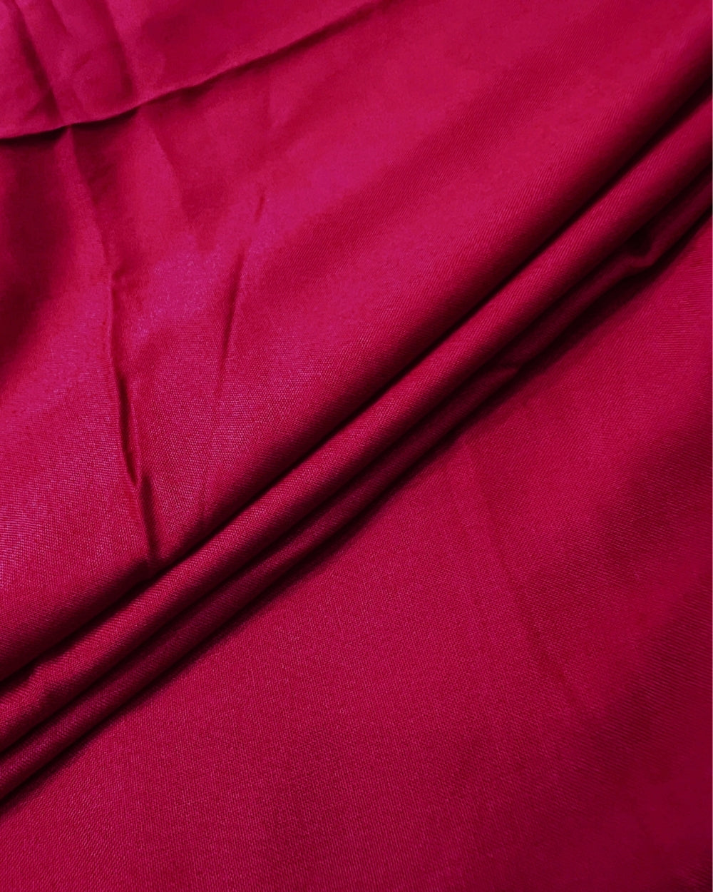 Plain Rayon-cotton Raspberry Pink Colour 44 Inches Width