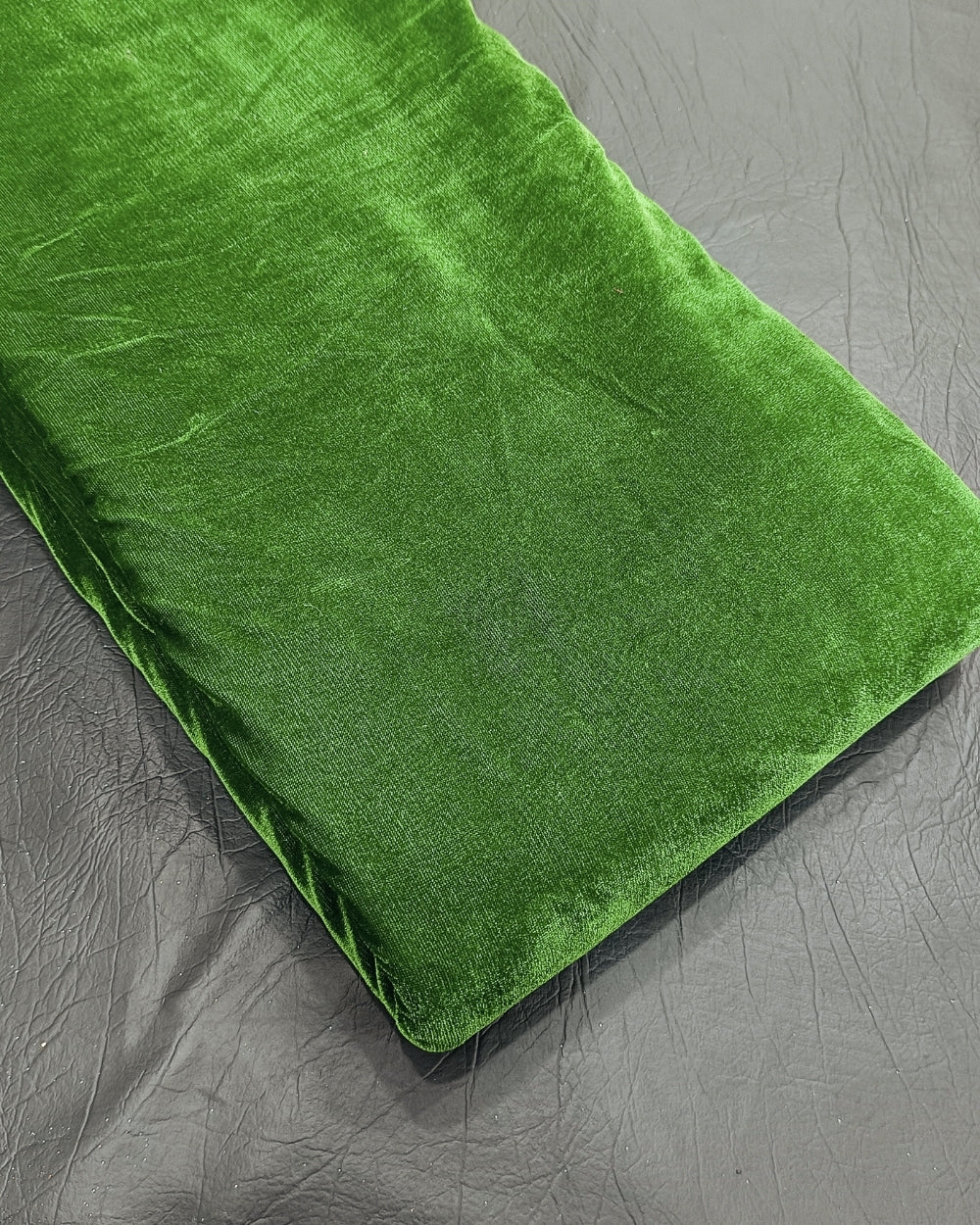 Plain Velvet Moss Green Colour 60 Inches Width