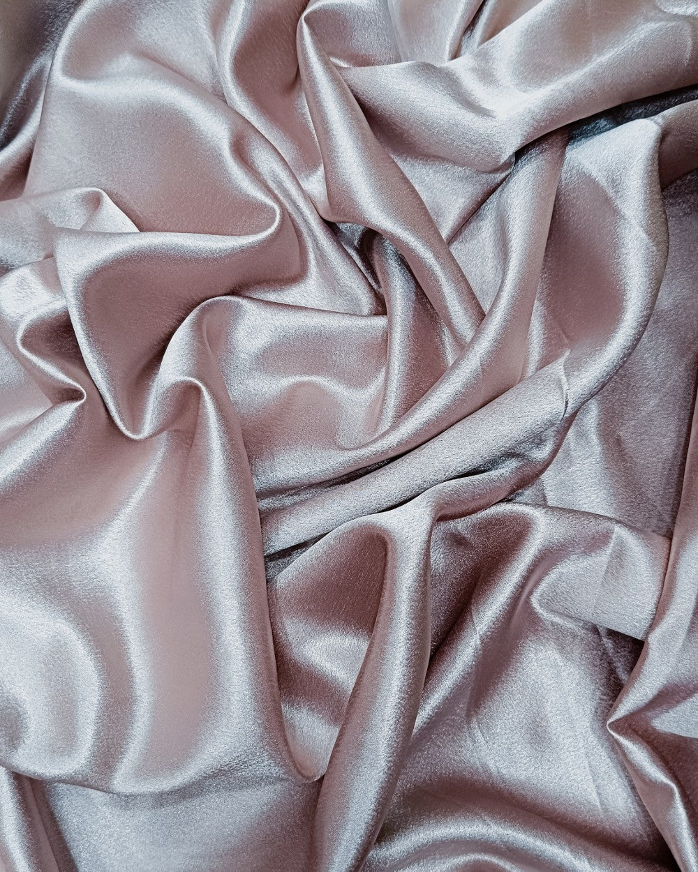 Plain German-Satin Cocoa Brown Colour 44 Inches Width