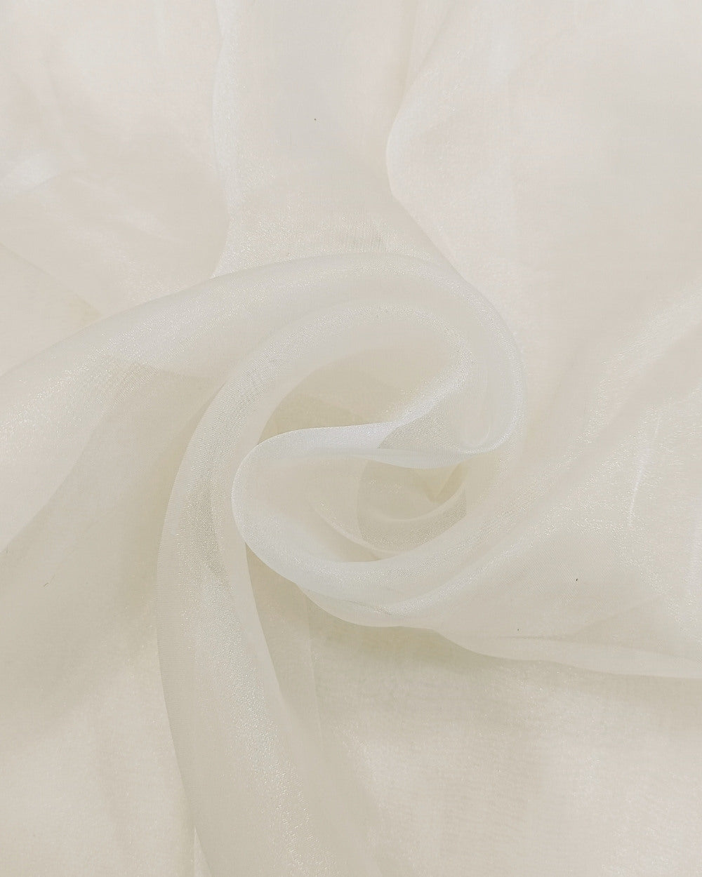 Plain Organza Off White Colour 45 Inches Width