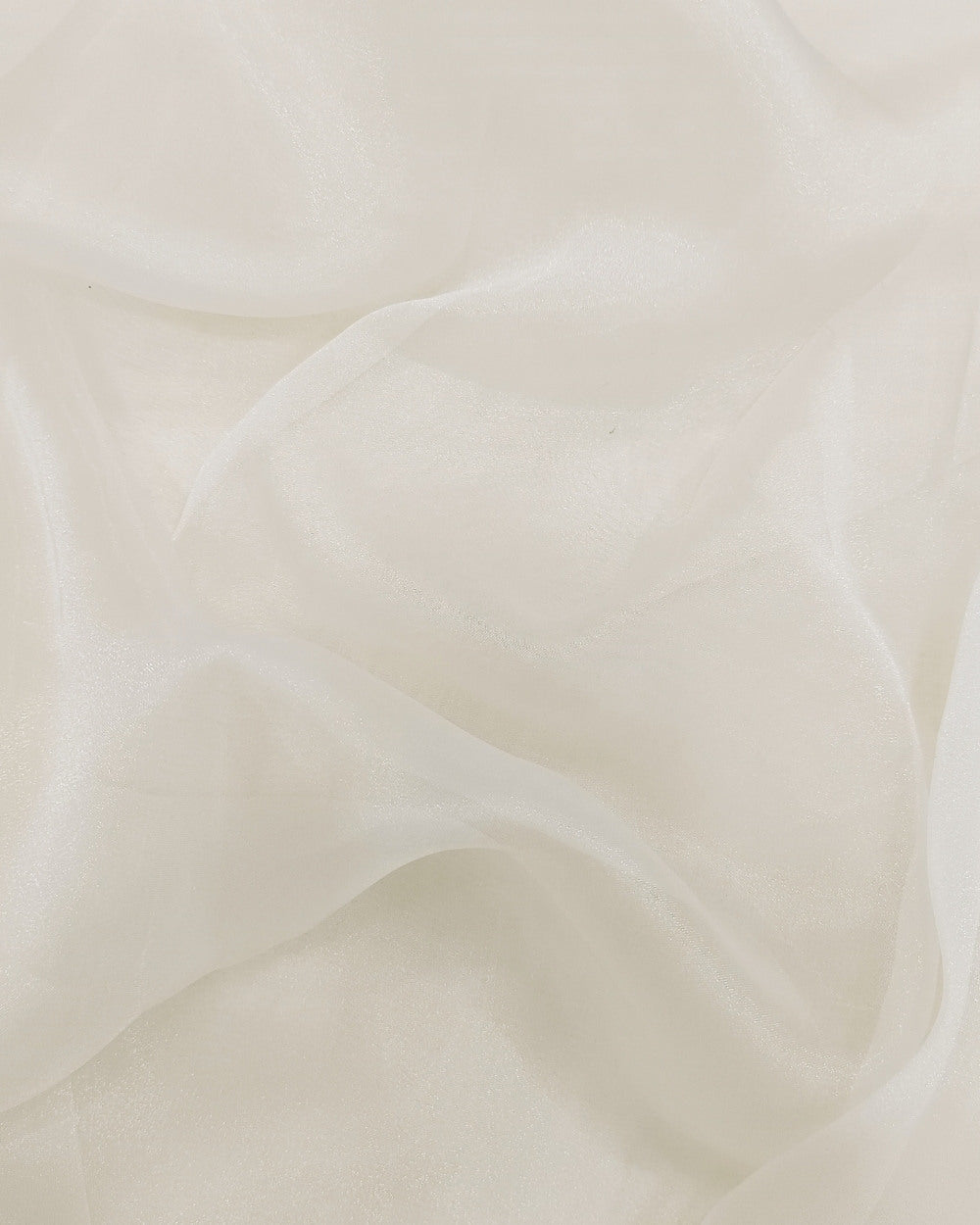 Plain Organza Off White Colour 45 Inches Width