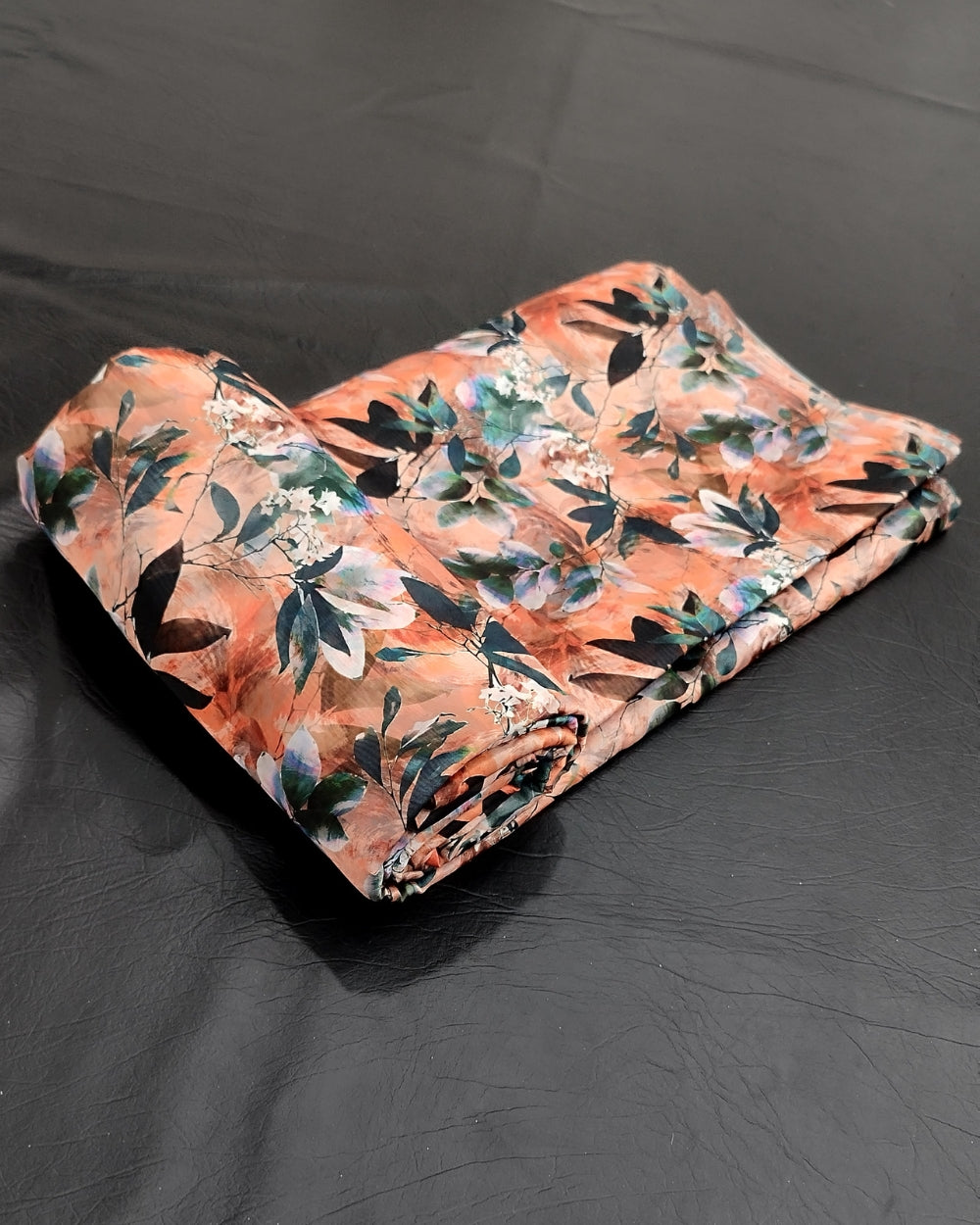 Printed Jimmy Choo Orange Colour 44 Inches Width