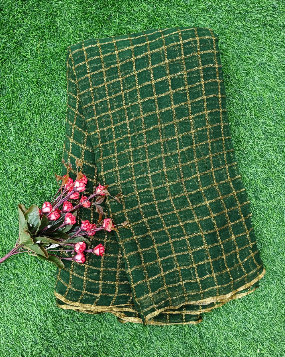 Viscose Work Bottle Green Colour 43 Inches Width