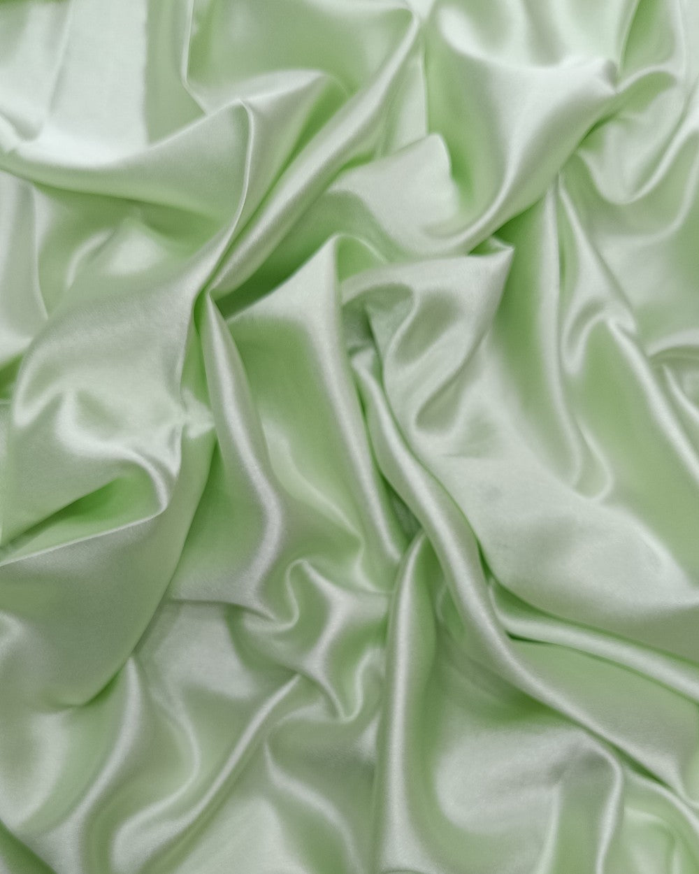 Plain German-Satin Light Pista Colour 44 Inches Width