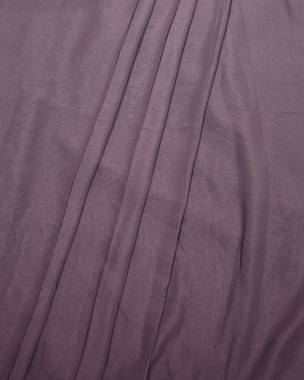 Plain Georgette Dark Coffee Colour 44 Inches Width