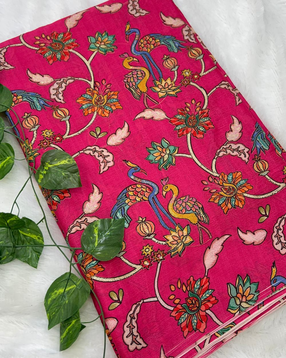 Chinnon Work Pink Colour 45 Inches Width