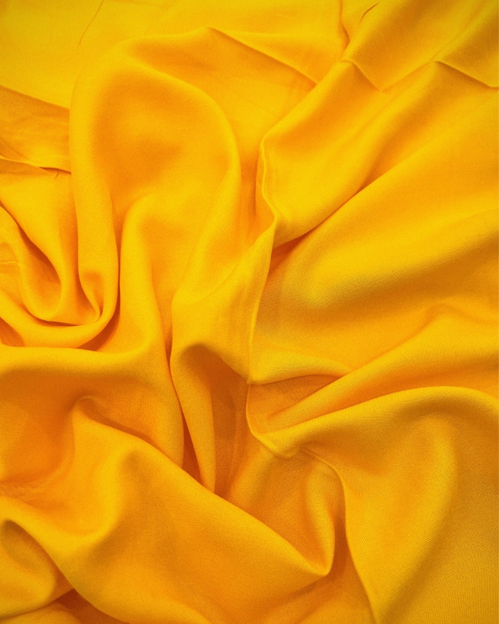 Plain Rayon-cotton Mango Yellow Colour 44 Inches Width