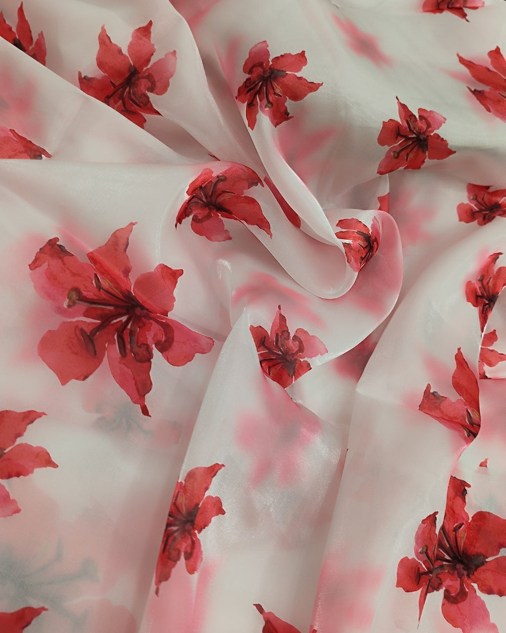 Printed Jimmy Choo White Colour 44 Inches Width