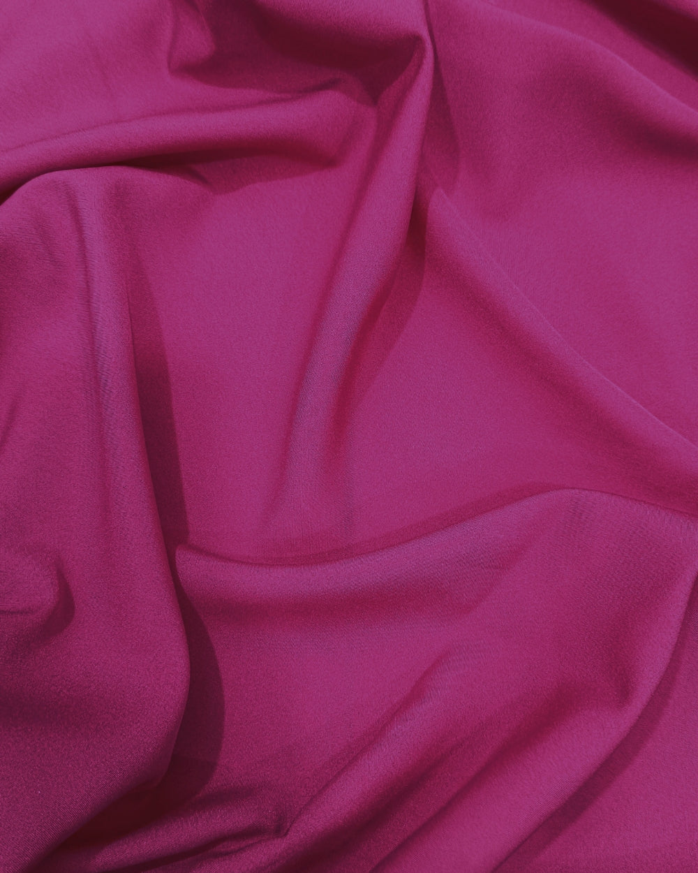 Plain Butter Crepe (American) Rani Pink Colour 42 Inches Width