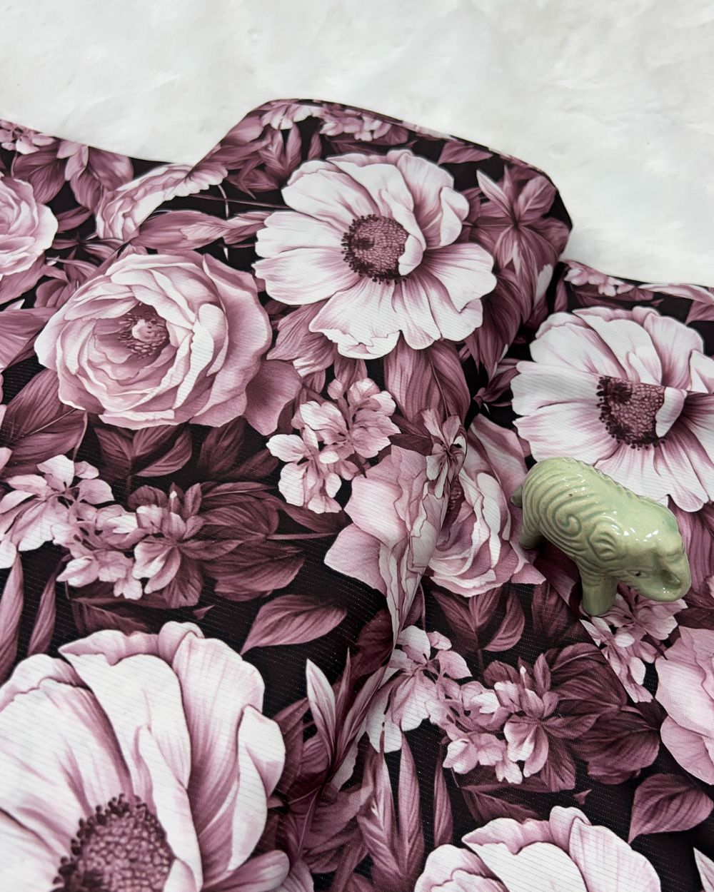 Printed Fiona La-Shimmer Onion Pink Colour 44 Inches Width