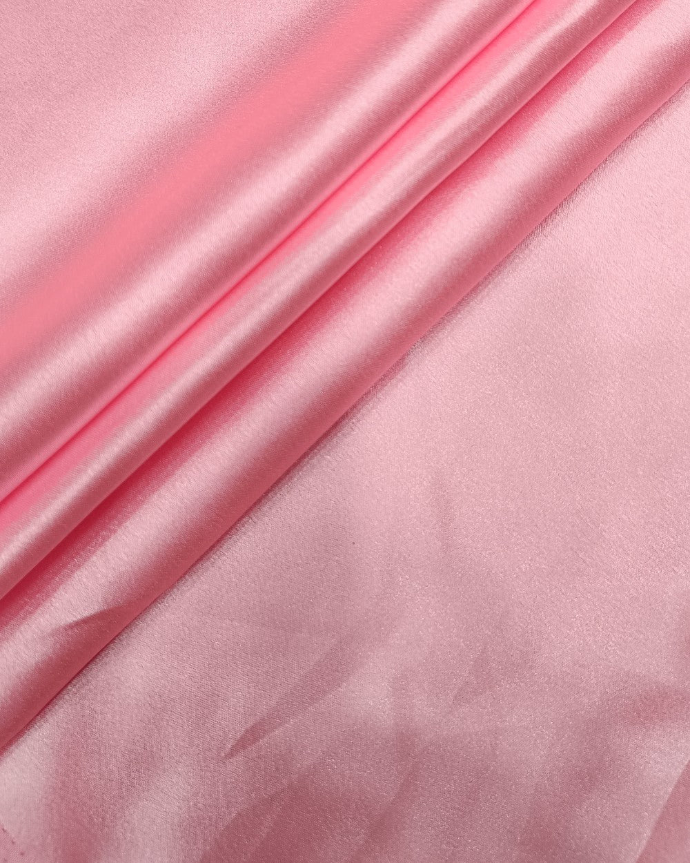 Plain German-Satin Baby Pink Colour 44 Inches Width