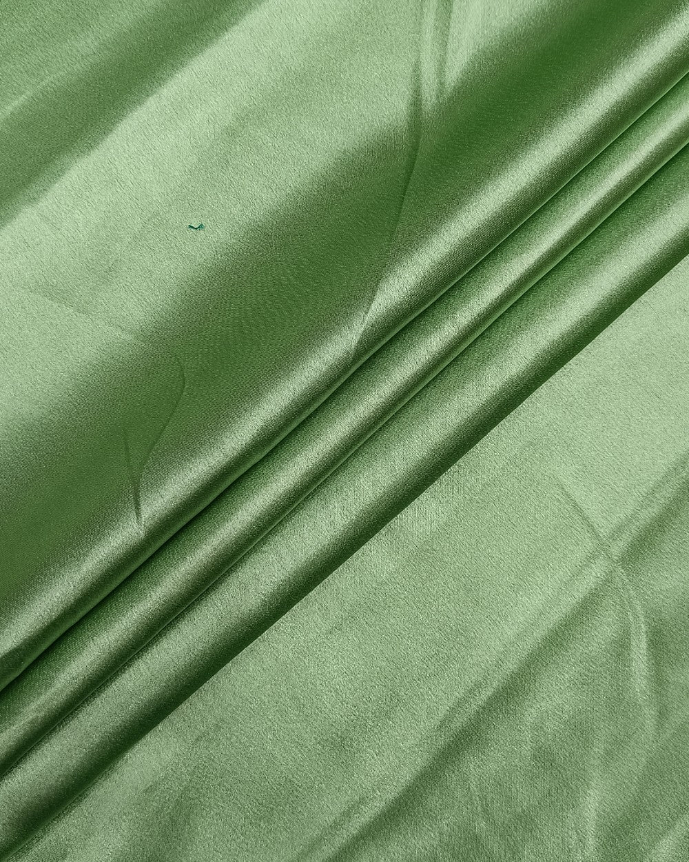 Plain German-Satin Olive Green Colour 44 Inches Width