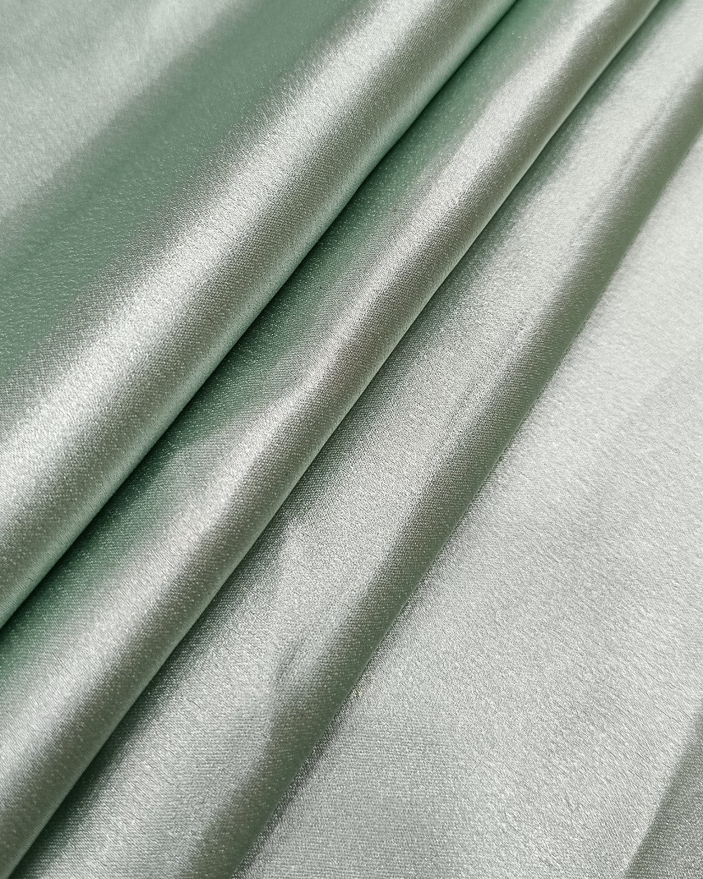 Plain German-Satin Seafoam Green Colour 44 Inches Width