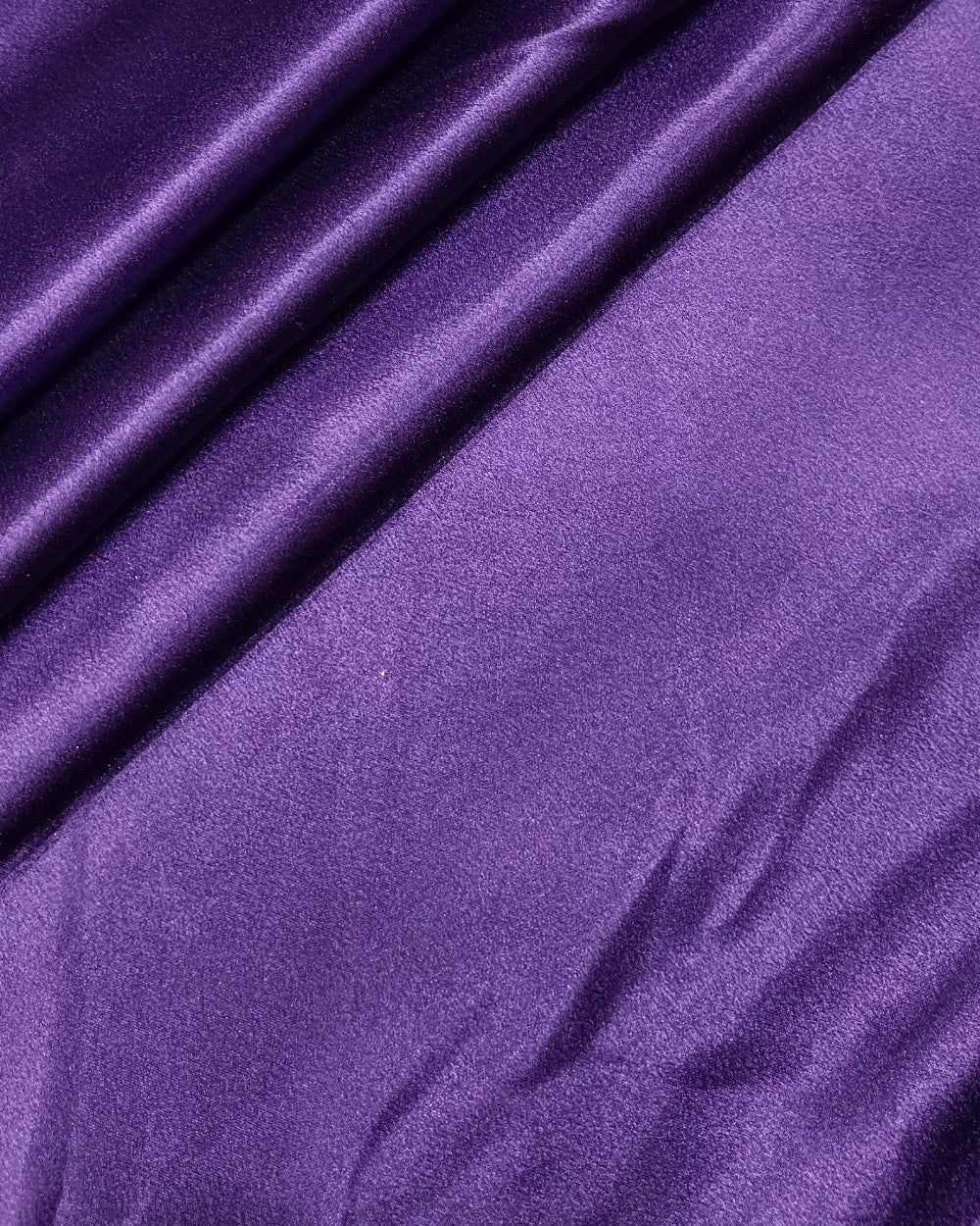 Plain German-Satin Dark Purple Colour 44 Inches Width