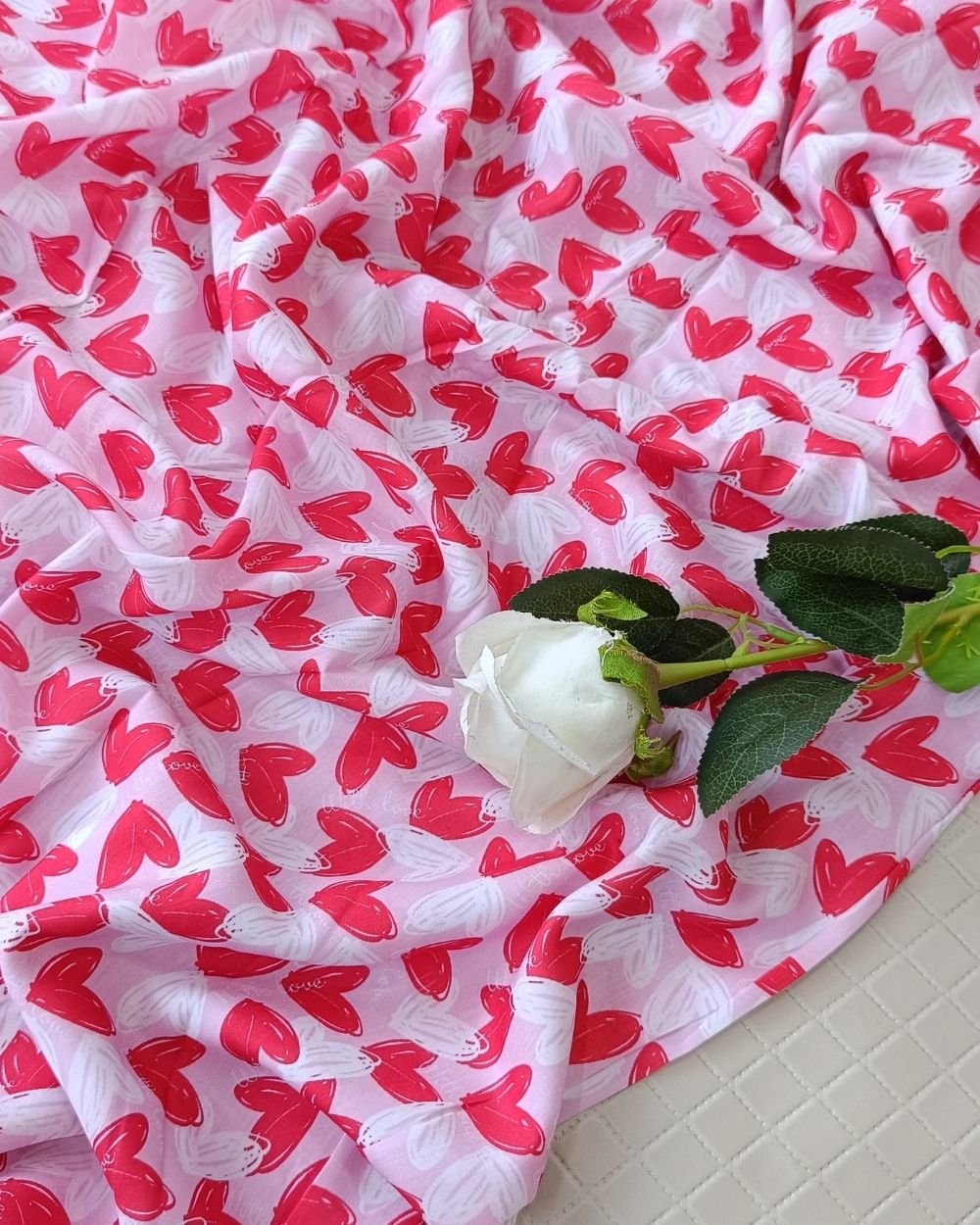 Soft Cotton with Kids Print (Baby/Nursery) Light Peach Colour 44 Inches Width