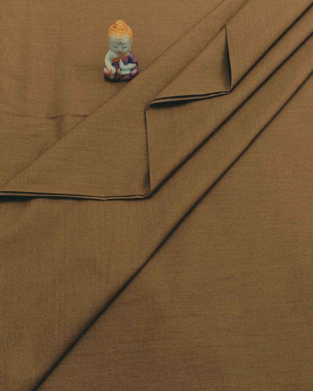 Plain Poplin-Cotton Light Brown Colour 42 Inches Width