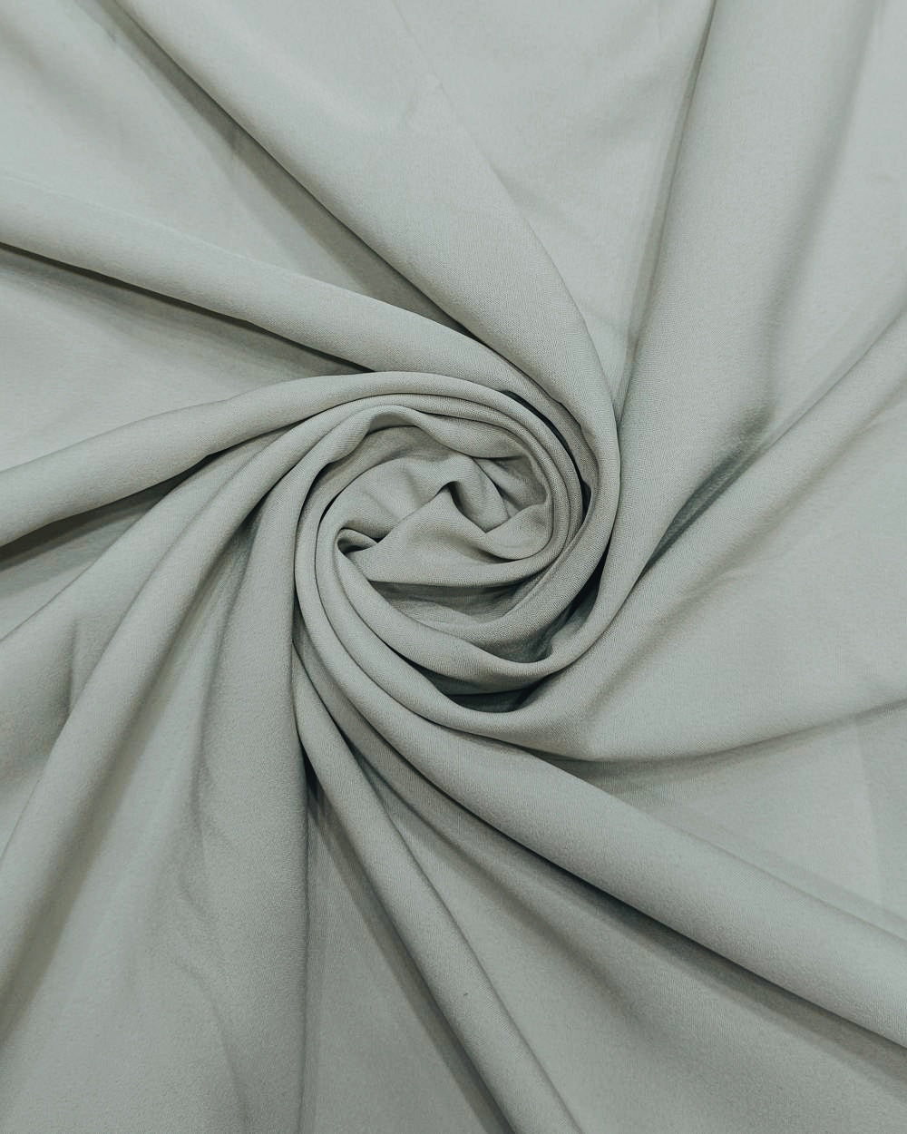 Plain Butter Crepe(American) Iced teal Colour 42 Inches Width