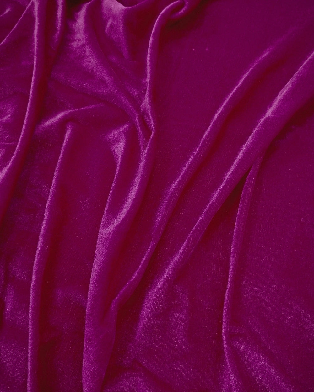 Plain Velvet Rani Pink Colour 60 Inches Width