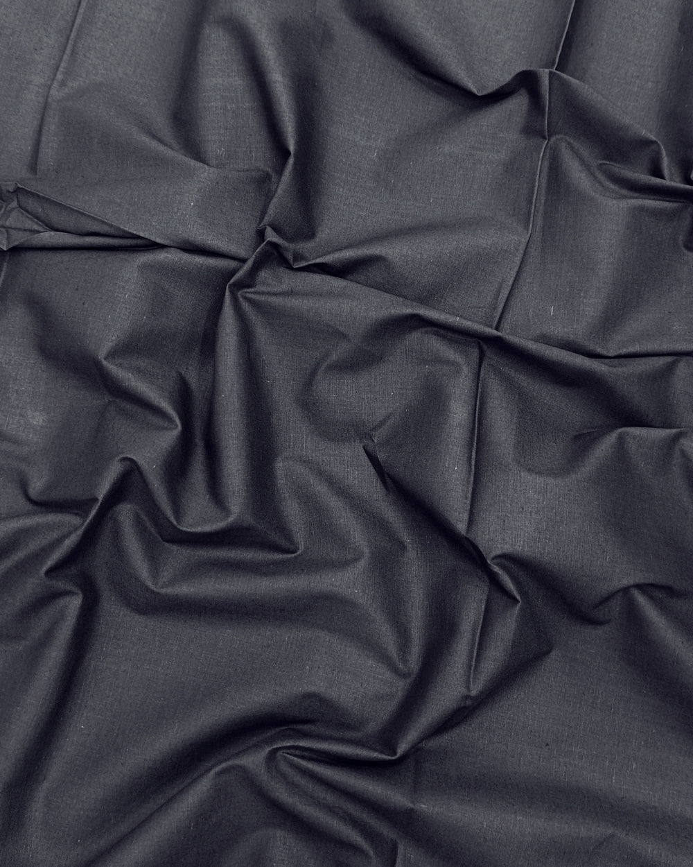 Plain Poplin-Cotton Black Colour 42 Inches Width