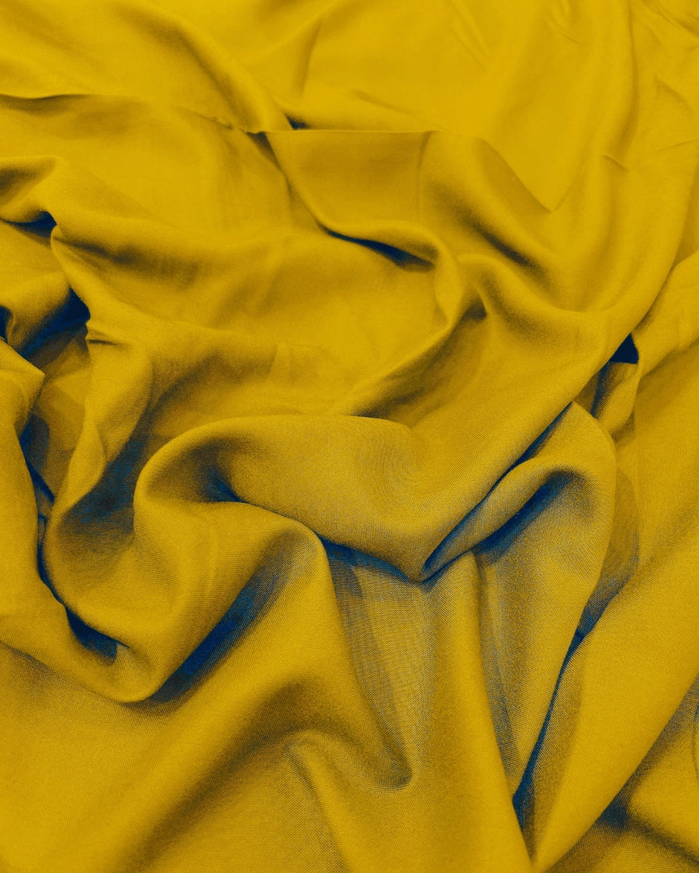 Plain Rayon-cotton Citrin Gold Colour 44 Inches Width