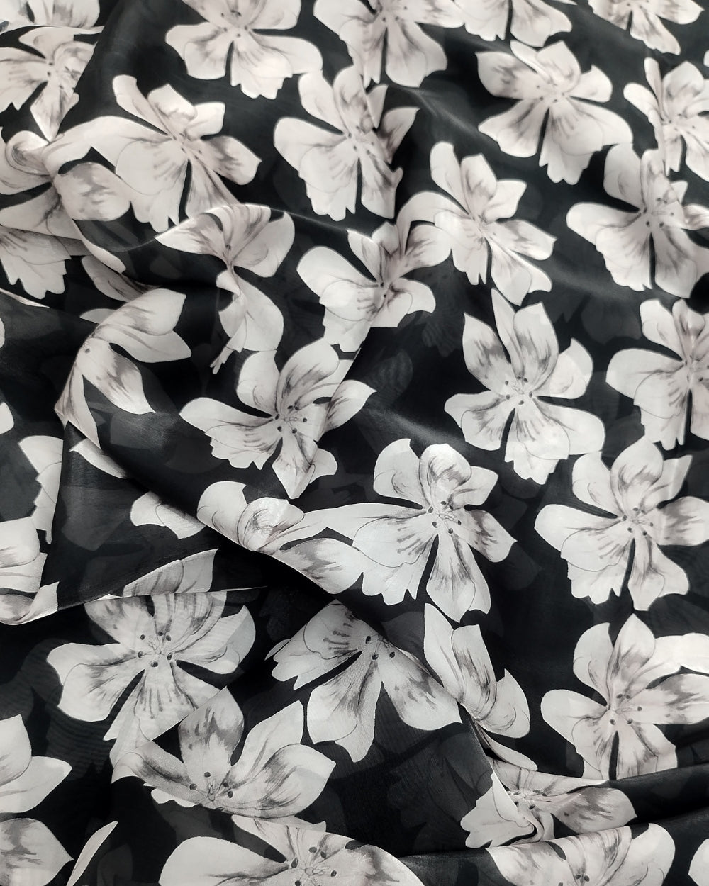 Printed Jimmy Choo Black Colour 44 Inches Width