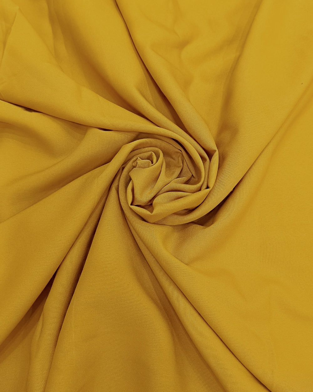 Plain Butter Crepe(American) Canary Yellow Colour 42 Inches Width
