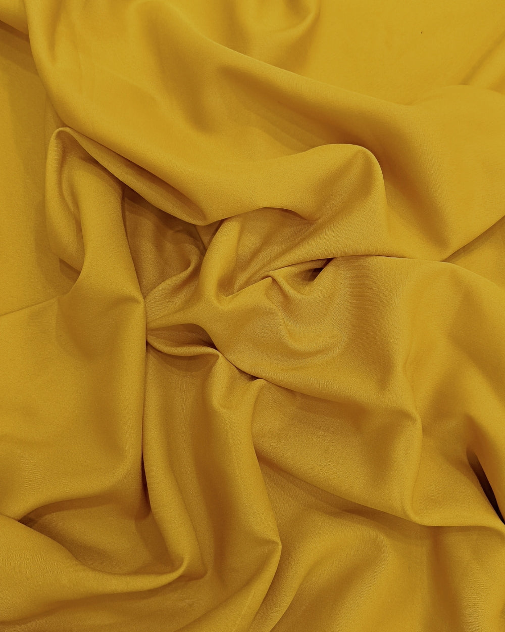 Plain Butter Crepe(American) Canary Yellow Colour 42 Inches Width