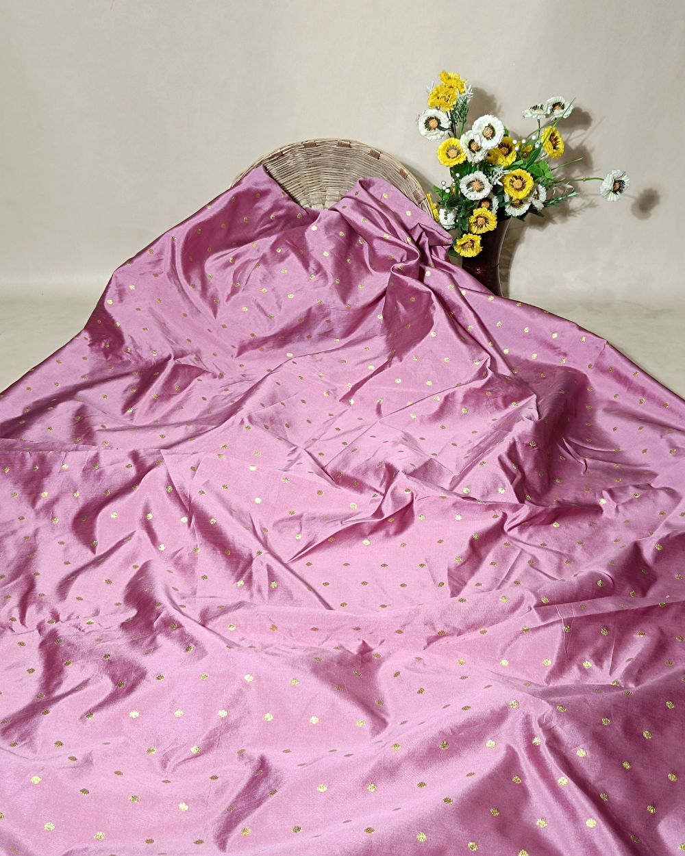 Taffeta Work Onion Pink Colour 60 Inches Width