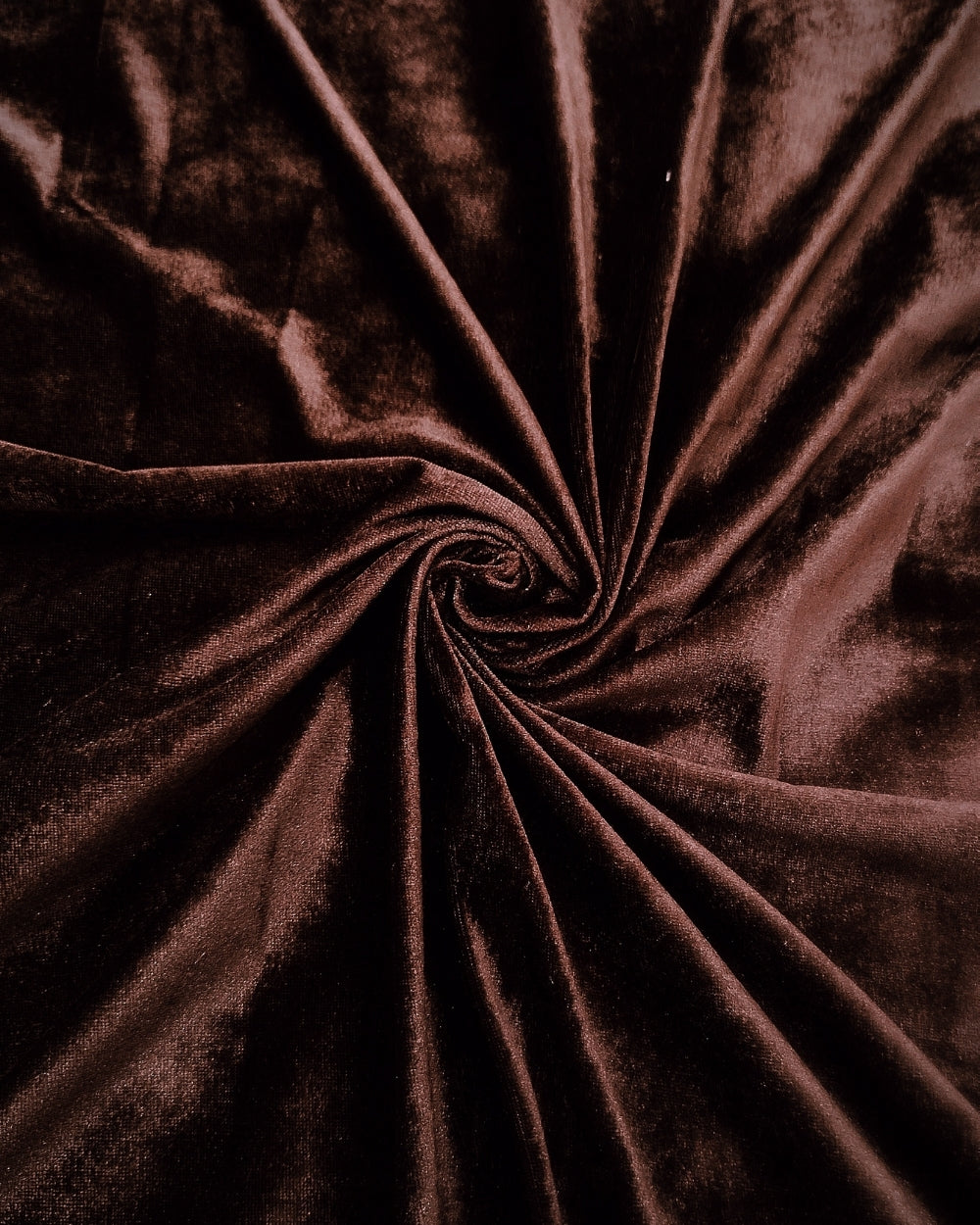 Plain Velvet Coffee Colour 60 Inches Width