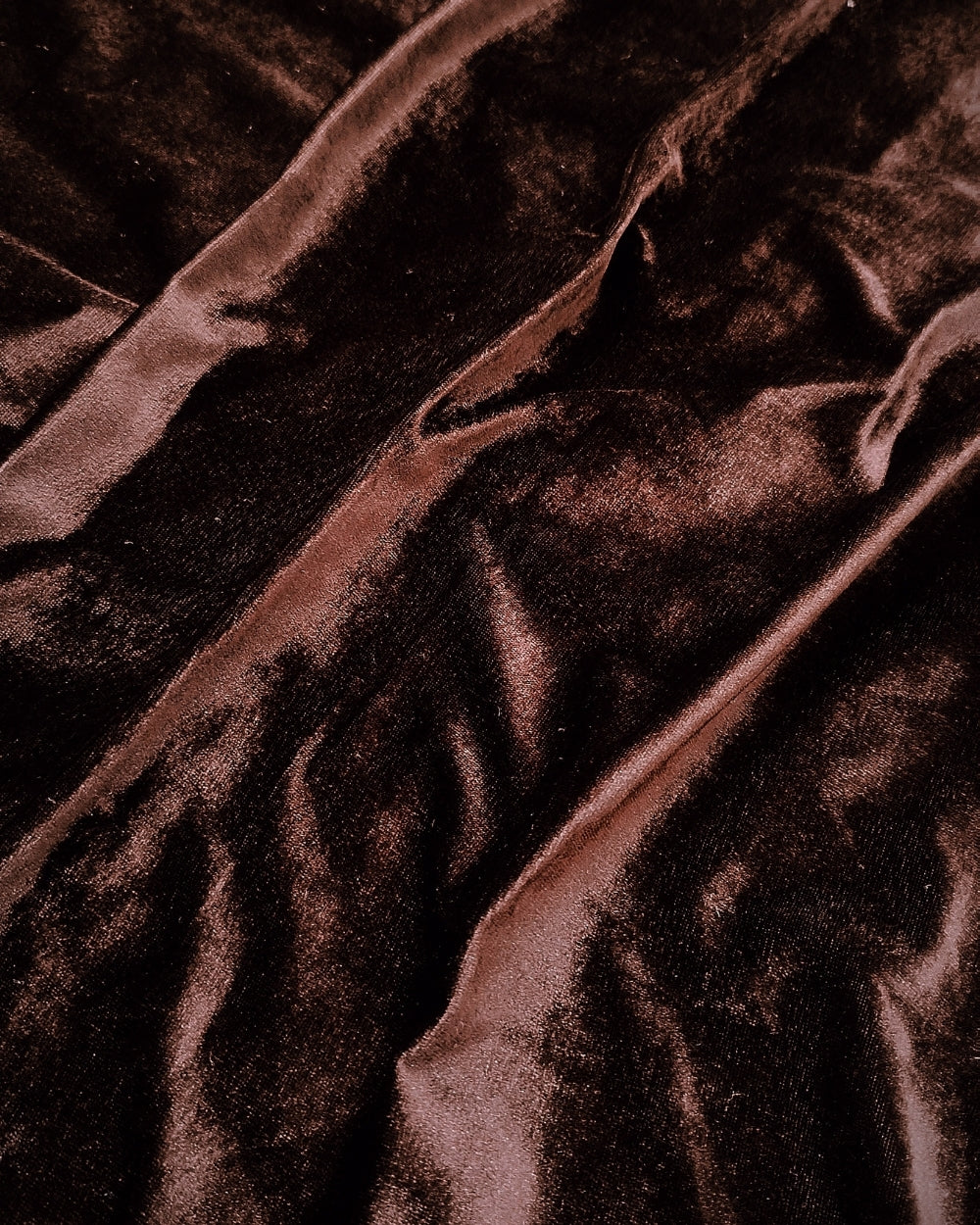 Plain Velvet Coffee Colour 60 Inches Width