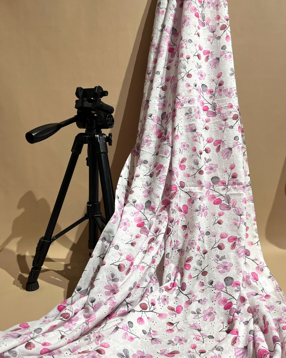 Printed Hakoba Cotton White Colour 44 Inches Width